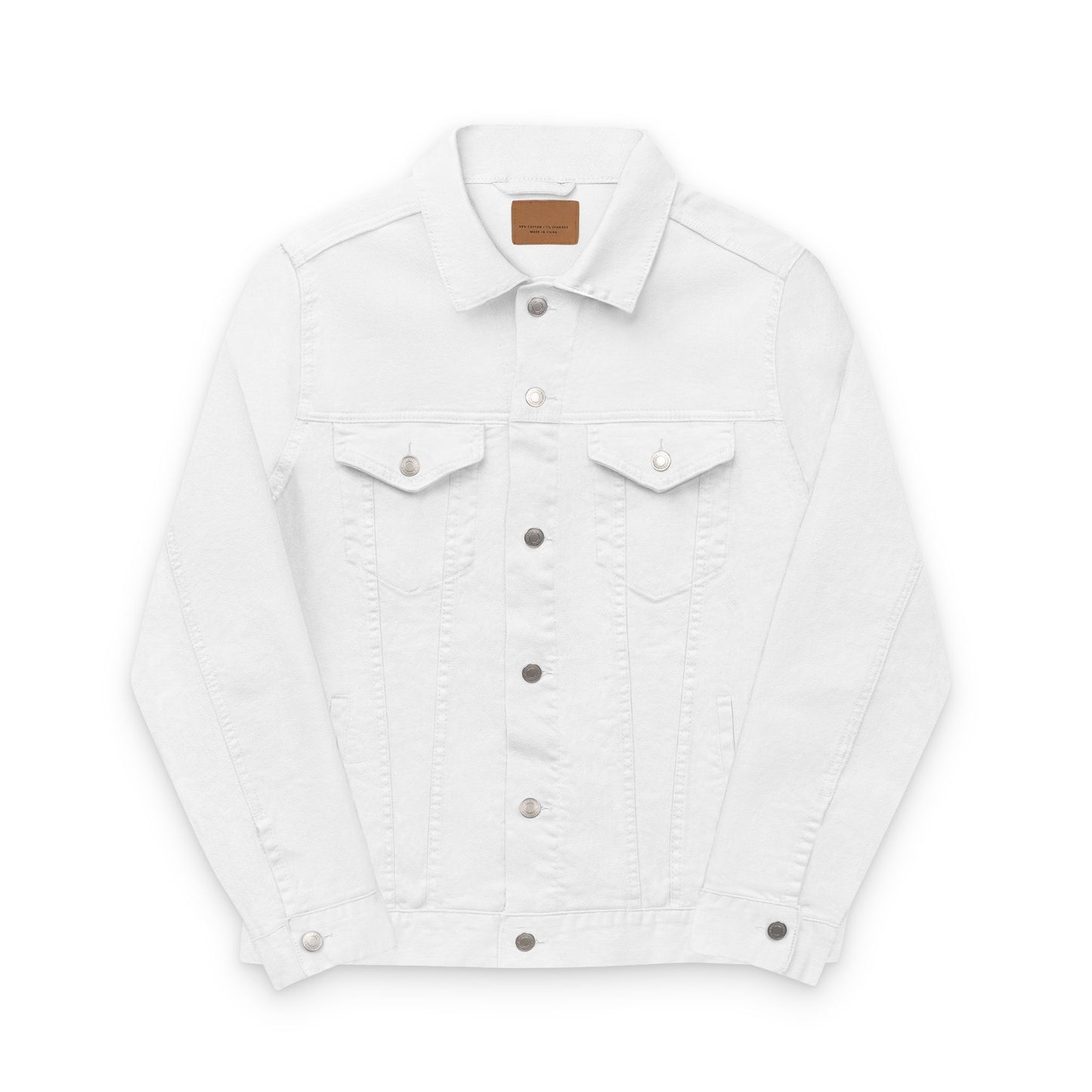 A A K JOINERY Unisex Embroidered Denim Jacket – Custom Design Streetwear, Unique Trendy Casual Fashion
