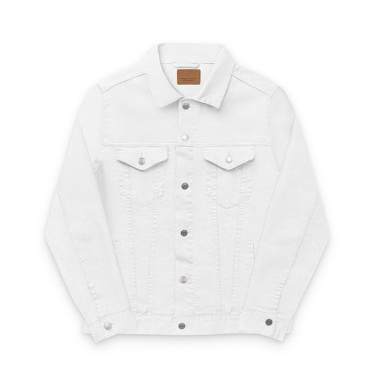 A A K JOINERY Unisex Embroidered Denim Jacket – Custom Design Streetwear, Unique Trendy Casual Fashion