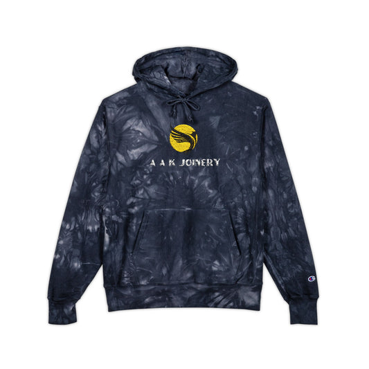 A A K JOINERY Unisex Tie-Dye Hoodie with Embroidery – Cozy Streetwear, Festival Outwear, Relaxed Fashion